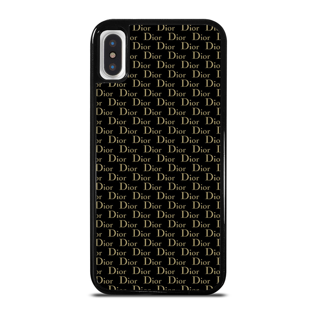 CHRISTIAN DIOR LOGO PATTERN iPhone X / XS Case Cover